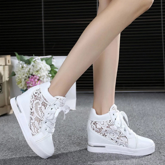 Elegante Damen-High-Top-Sneaker von modora.ch