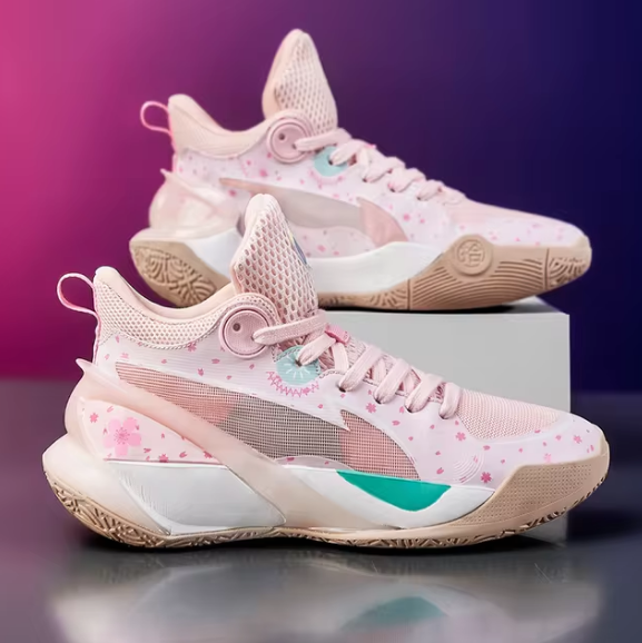 Damen-Basketballschuhe in Rosa von modora.ch