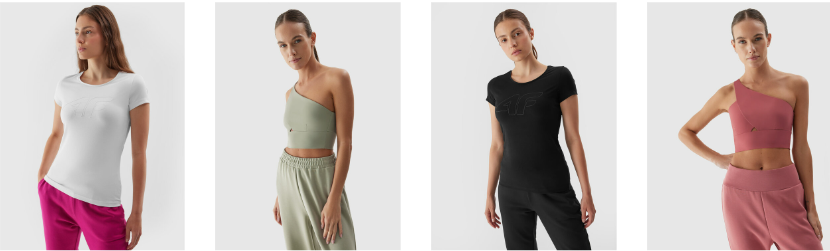 Damen-T-Shirts und Tank-Tops von 4F:​​​​​​​