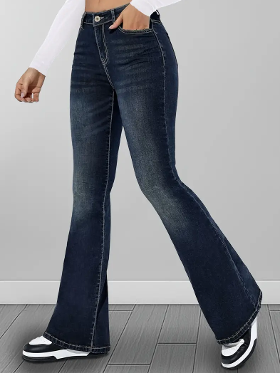 Damen-Bootcut-Jeans von modora.ch Damen-Bootcut-Jeans von modora.ch