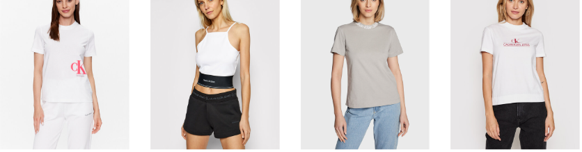 Damen-T-Shirts und Unterhemden von Calvin Klein:​​​​​​​ 