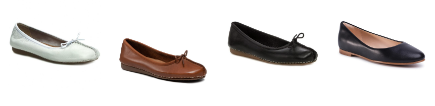 Damenballerinas von Clarks: