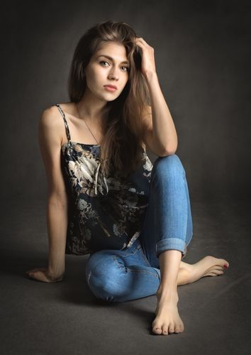 Moderne Damenjeans 1