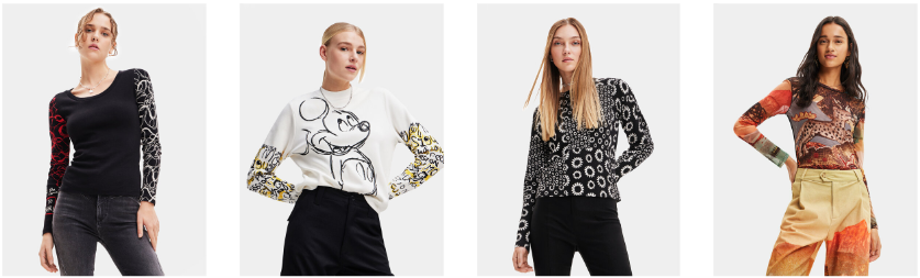 Blusen und Tuniken für Damen von Desigual:​​​​​​​