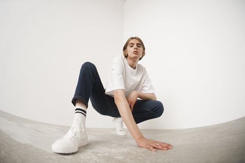 Herren-Sneaker aus echtem Leder 3